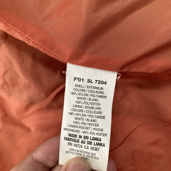 Vintage Columbia Sportswear Windbreaker Jacket Women’s Large Bugaboo Coat Orange - Picture 15 of 16